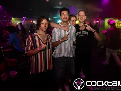 A professional photo of guests enjoying themselves at Cocktails Nightclub from our gallery.