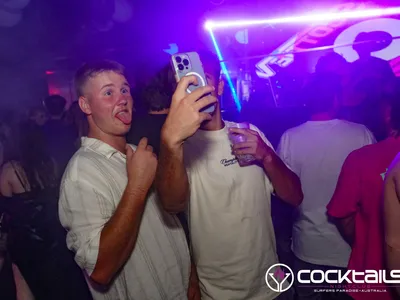 A professional photo of guests enjoying themselves at Cocktails Nightclub from our gallery.