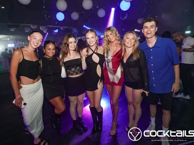 A professional photo of guests enjoying themselves at Cocktails Nightclub from our gallery.