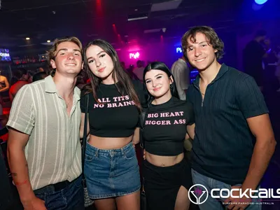 A professional photo of guests enjoying themselves at Cocktails Nightclub from our gallery.