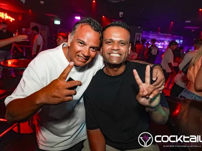 A professional photo of guests enjoying themselves at Cocktails Nightclub from our gallery.