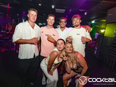 A professional photo of guests enjoying themselves at Cocktails Nightclub from our gallery.