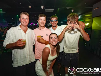 A professional photo of guests enjoying themselves at Cocktails Nightclub from our gallery.