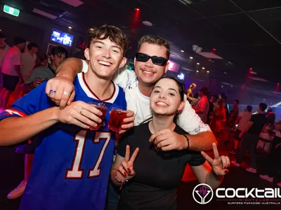 A professional photo of guests enjoying themselves at Cocktails Nightclub from our gallery.