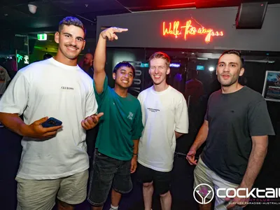 A professional photo of guests enjoying themselves at Cocktails Nightclub from our gallery.