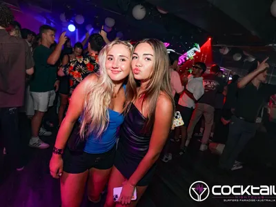 A professional photo of guests enjoying themselves at Cocktails Nightclub from our gallery.