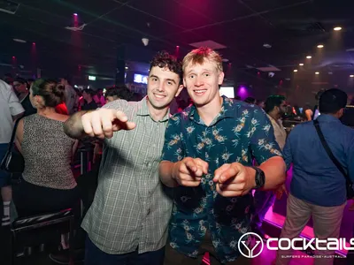 A professional photo of guests enjoying themselves at Cocktails Nightclub from our gallery.