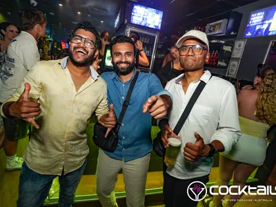 A professional photo of guests enjoying themselves at Cocktails Nightclub from our gallery.