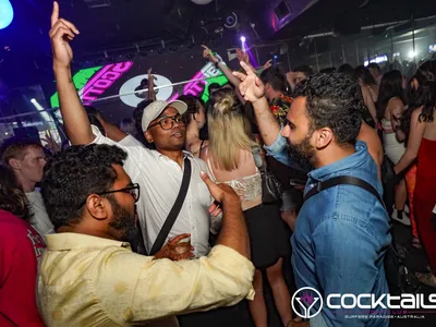 A professional photo of guests enjoying themselves at Cocktails Nightclub from our gallery.