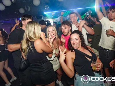 A professional photo of guests enjoying themselves at Cocktails Nightclub from our gallery.