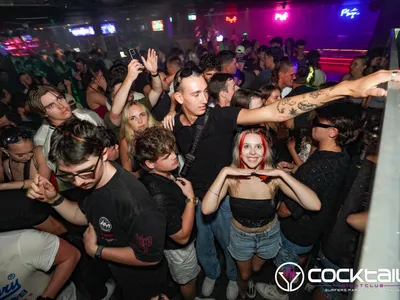 A professional photo of guests enjoying themselves at Cocktails Nightclub from our gallery.