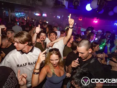 A professional photo of guests enjoying themselves at Cocktails Nightclub from our gallery.