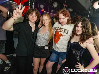 A professional photo of guests enjoying themselves at Cocktails Nightclub from our gallery.