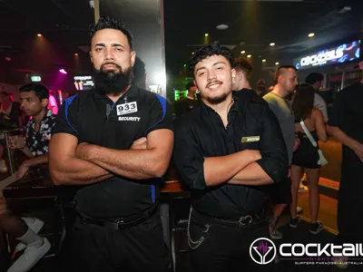 A professional photo of guests enjoying themselves at Cocktails Nightclub from our gallery.