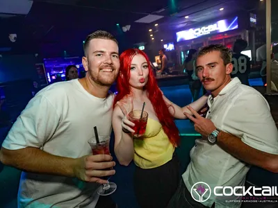 A professional photo of guests enjoying themselves at Cocktails Nightclub from our gallery.