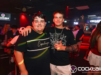 A professional photo of guests enjoying themselves at Cocktails Nightclub from our gallery.