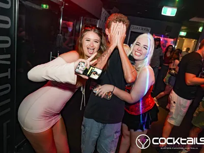 A professional photo of guests enjoying themselves at Cocktails Nightclub from our gallery.