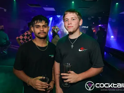 A professional photo of guests enjoying themselves at Cocktails Nightclub from our gallery.