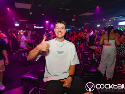 A professional photo of guests enjoying themselves at Cocktails Nightclub from our gallery.