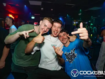 A professional photo of guests enjoying themselves at Cocktails Nightclub from our gallery.