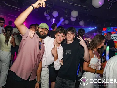 A professional photo of guests enjoying themselves at Cocktails Nightclub from our gallery.