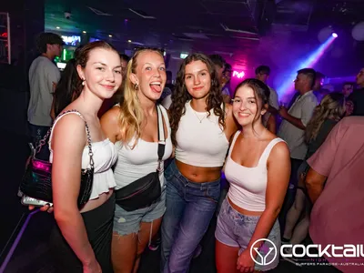 A professional photo of guests enjoying themselves at Cocktails Nightclub from our gallery.