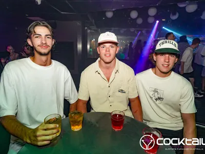 A professional photo of guests enjoying themselves at Cocktails Nightclub from our gallery.