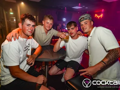 A professional photo of guests enjoying themselves at Cocktails Nightclub from our gallery.