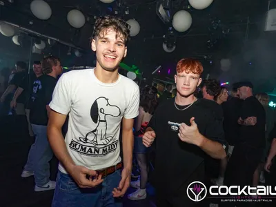 A professional photo of guests enjoying themselves at Cocktails Nightclub from our gallery.