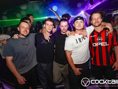 A professional photo of guests enjoying themselves at Cocktails Nightclub from our gallery.