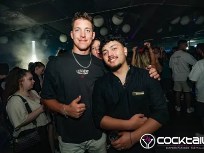 A professional photo of guests enjoying themselves at Cocktails Nightclub from our gallery.