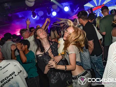 A professional photo of guests enjoying themselves at Cocktails Nightclub from our gallery.