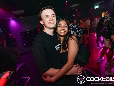 A professional photo of guests enjoying themselves at Cocktails Nightclub from our gallery.