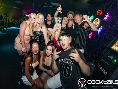 A professional photo of guests enjoying themselves at Cocktails Nightclub from our gallery.