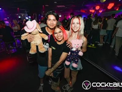 A professional photo of guests enjoying themselves at Cocktails Nightclub from our gallery.