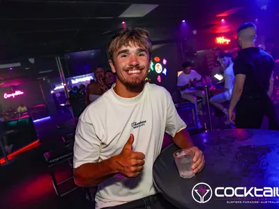 A professional photo of guests enjoying themselves at Cocktails Nightclub from our gallery.