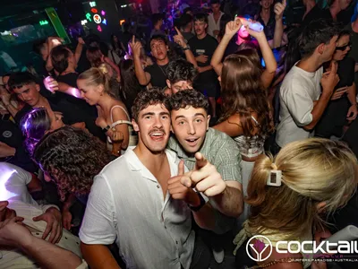 A professional photo of guests enjoying themselves at Cocktails Nightclub from our gallery.