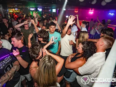 A professional photo of guests enjoying themselves at Cocktails Nightclub from our gallery.