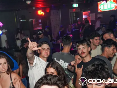 A professional photo of guests enjoying themselves at Cocktails Nightclub from our gallery.