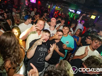 A professional photo of guests enjoying themselves at Cocktails Nightclub from our gallery.