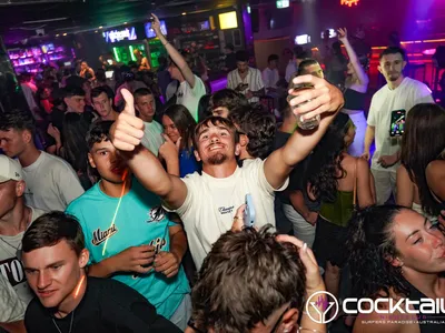 A professional photo of guests enjoying themselves at Cocktails Nightclub from our gallery.