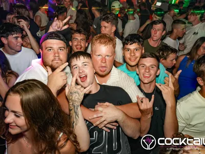 A professional photo of guests enjoying themselves at Cocktails Nightclub from our gallery.