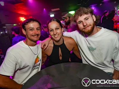 A professional photo of guests enjoying themselves at Cocktails Nightclub from our gallery.