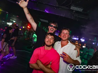 A professional photo of guests enjoying themselves at Cocktails Nightclub from our gallery.