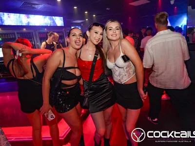 A professional photo of guests enjoying themselves at Cocktails Nightclub from our gallery.