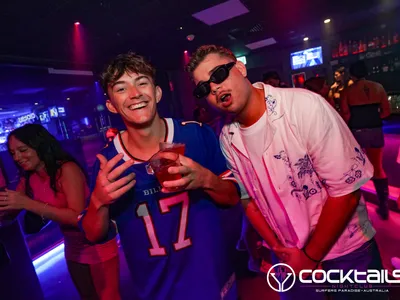 A professional photo of guests enjoying themselves at Cocktails Nightclub from our gallery.