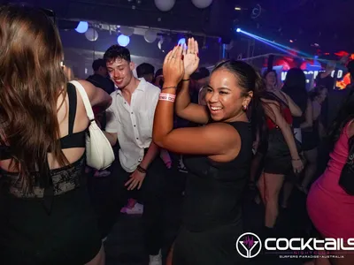 A professional photo of guests enjoying themselves at Cocktails Nightclub from our gallery.