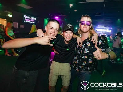 A professional photo of guests enjoying themselves at Cocktails Nightclub from our gallery.