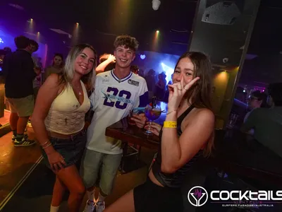 A professional photo of guests enjoying themselves at Cocktails Nightclub from our gallery.