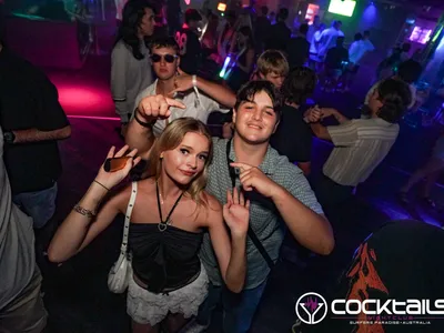 A professional photo of guests enjoying themselves at Cocktails Nightclub from our gallery.